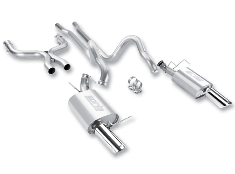 FR SPORT Borla 2011-2012 Mustang GT 5.0L 8cyl 6spd RWD Agressive ATAK Catback Exhaust 140372