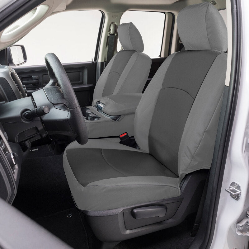Covercraft 21-25 F150 XL Regular Cab Endura PrecisionFit Custom Front Row Seat Covers - Char/Silv GTF4433ABENCS