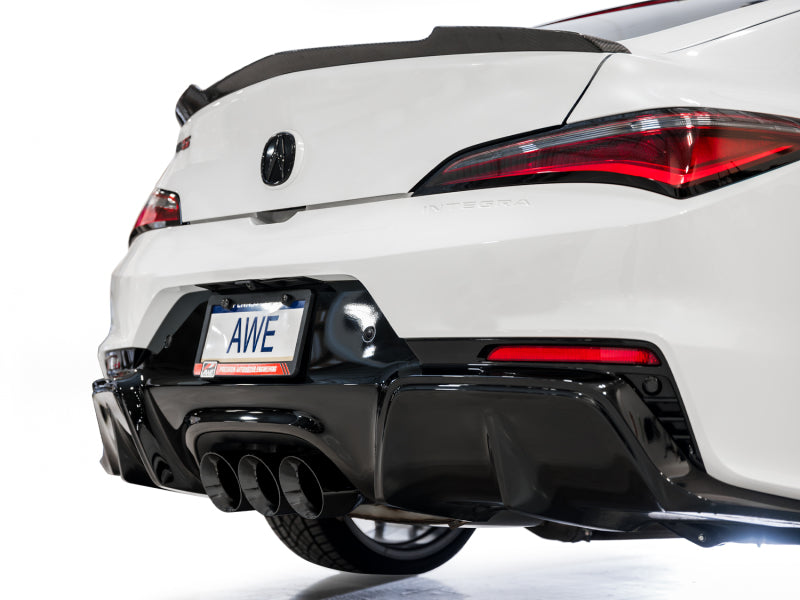AWE Tuning 2024 Acura Integra Type S DE5 FWD Touring Edition Exhaust w/ Triple Diamond Black Tips 3015-53335