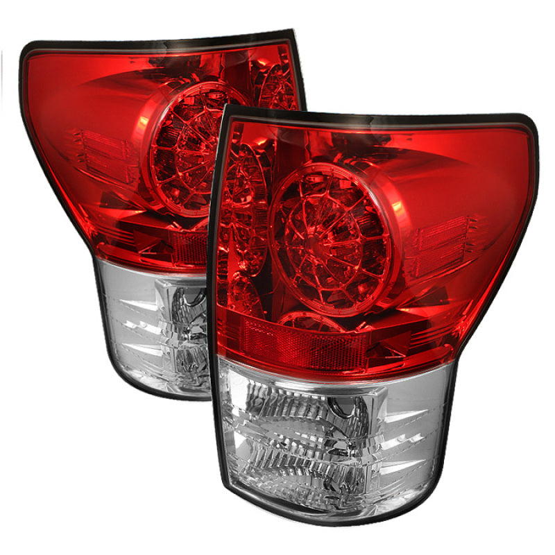FR SPORT Spyder Toyota Tundra 07-13 LED Tail lights Red Clear ALT-YD-TTU07-LED-RC 5029607