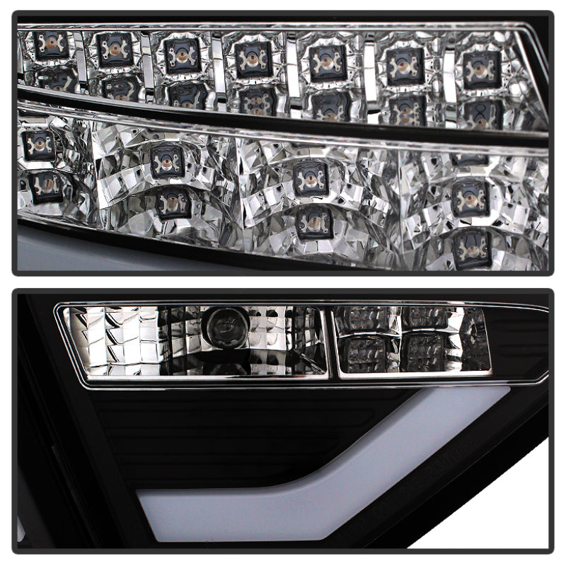 Spyder Audi A5 08-12 LED Tail Lights Black ALT-YD-AA508-LED-BK 5082275