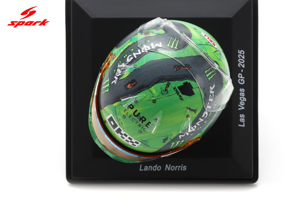 STM Diecast Spark-Model Mclaren F1 Team MCL39 L. Norris Helmet Las Vegas 2025 1:5 - View 6
