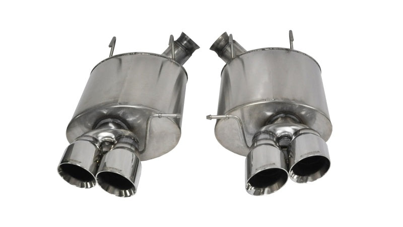 Corsa Performance 13-13 Ford Mustang Shelby GT500 5.8L V8 Polished Sport Axle-Back