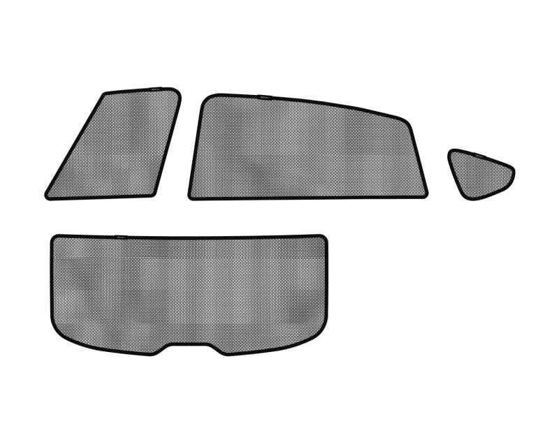 FR SPORT 3D MAXpider 2013-2017 Subaru XV Crosstrek Black Sun Shades - Complete Set S1SB0080