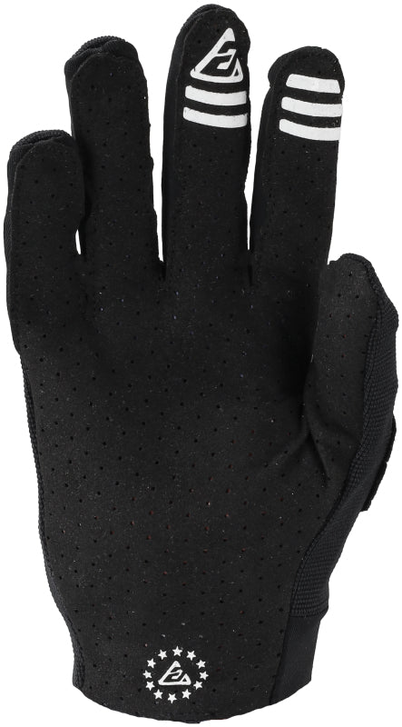 Answer 24 Aerlite Gloves Black/White Youth - XL 442810