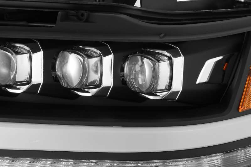 FR SPORT AlphaRex 19-20 Ram 1500HD NOVA LED Proj Headlight Plank Style Matte Blk w/Activ...