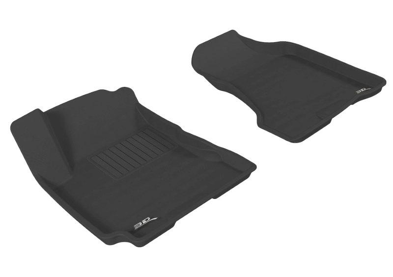 3D MAXpider 2005-2009 Hyundai Tucson Kagu 1st Row Floormat - Black L1HY00211509