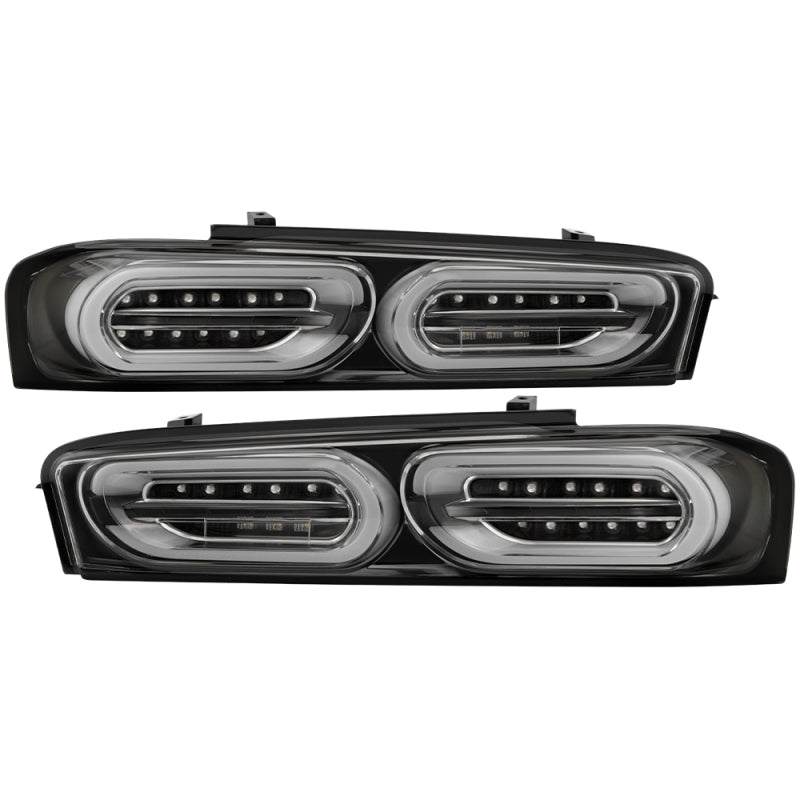 Spyder Chevy Camaro 16-18 Halogen LED Tail Lights Black ALT-YD-CCAM16HAL-SEQ-BK 5087218
