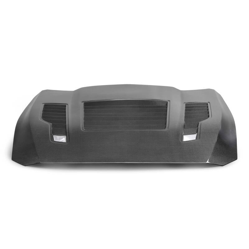Anderson Composites 2024 Ford Mustang Type-GT4 Double-Sided Carbon Fiber Hood AC-HD24FDMU-GT4-DS