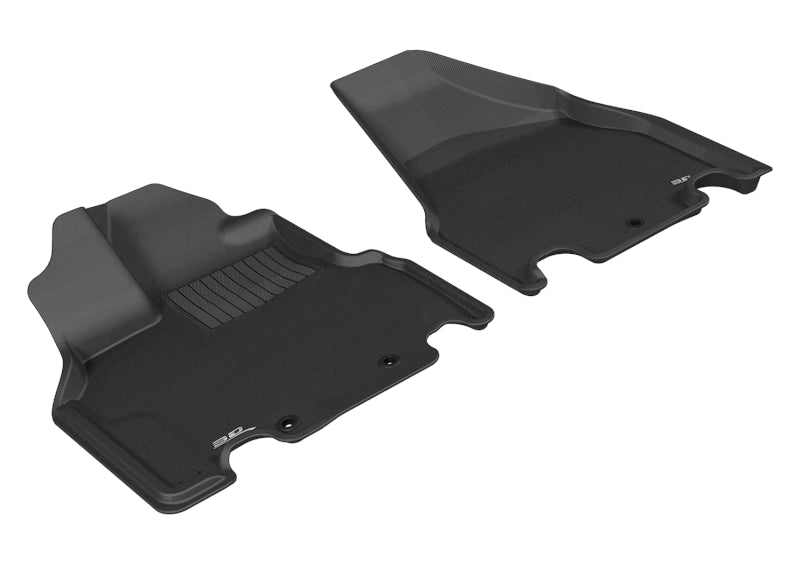 3D MAXpider 2011-2017 Honda Odyssey EX Kagu 1st Row Floormat - Black L1HD03811509