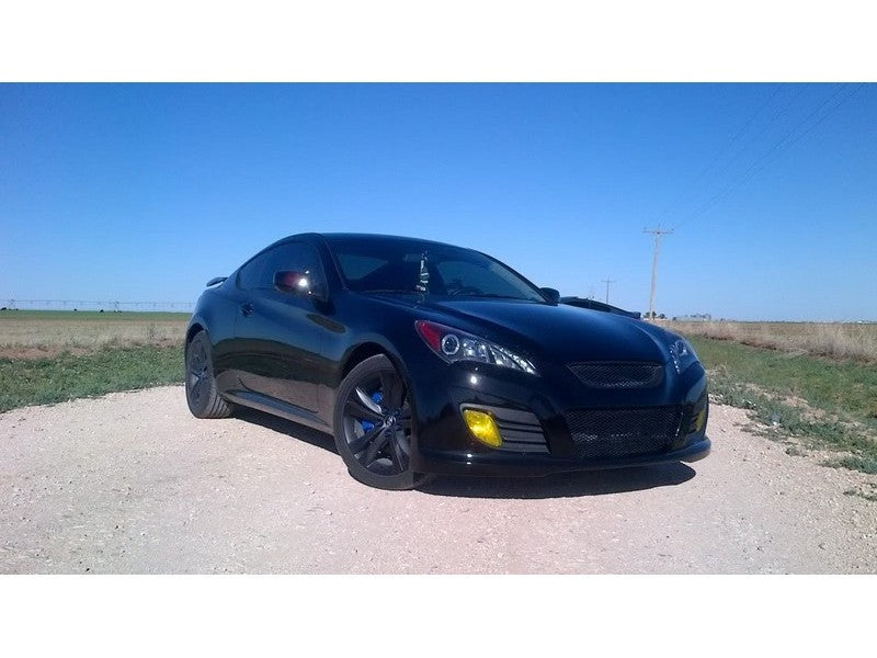 FR SPORT Spyder Hyundai Genesis 10-12 Projector Halogen Model- LED Halo DRL Blk...