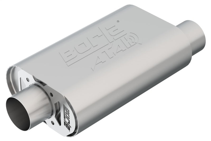FR SPORT Borla CrateMuffler SBC Hot 350/383 3 inch Offset/Center 14in x 4.35in x 9in Oval Muffler...