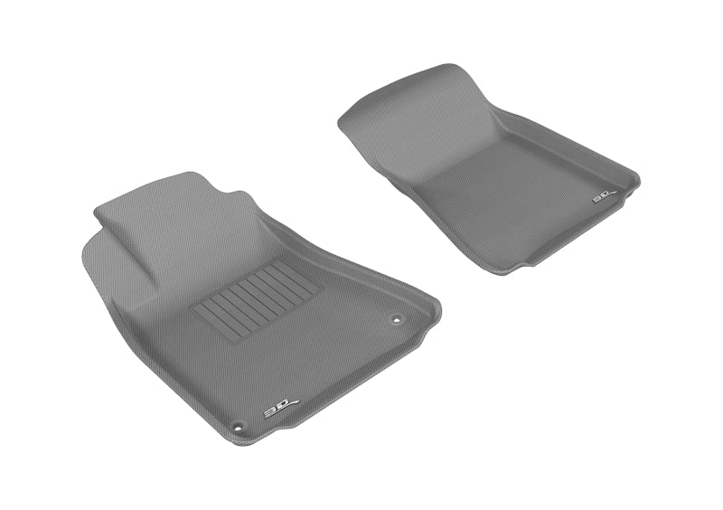 3D MAXpider 2006-2013 Lexus IS Kagu 1st Row Floormat - Gray L1LX00611501