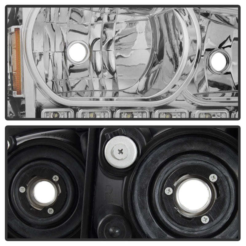 SPYDER Xtune Dodge Charger 06-10 1Pc LED Crystal Headlights Chrome HD-ON-DCH05-1PC-LED-C 5017628