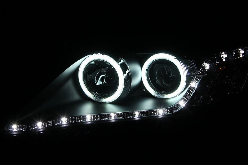 FR SPORT Anzo 2010-2011 Toyota Camry Projector Headlights w/ Halo Black (CCFL) - View 9