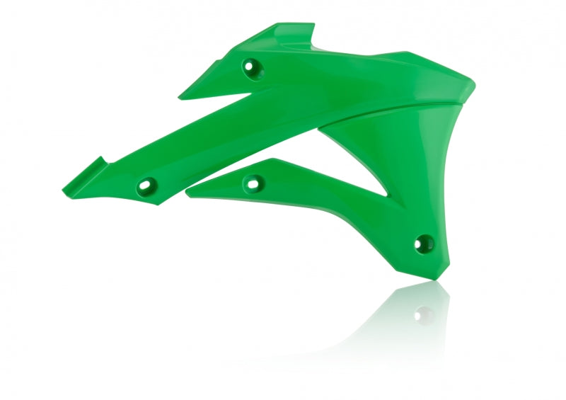 Acerbis 14-21 Kawasaki KX85/100 Radiator Shroud - Green 2374070006
