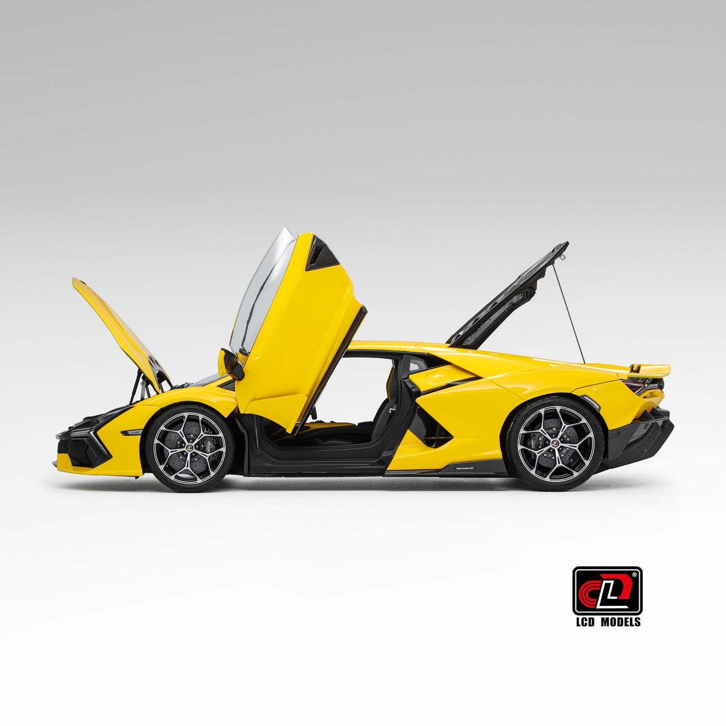 LCD 2024 Lamborghini Revuelto Yellow 1:18