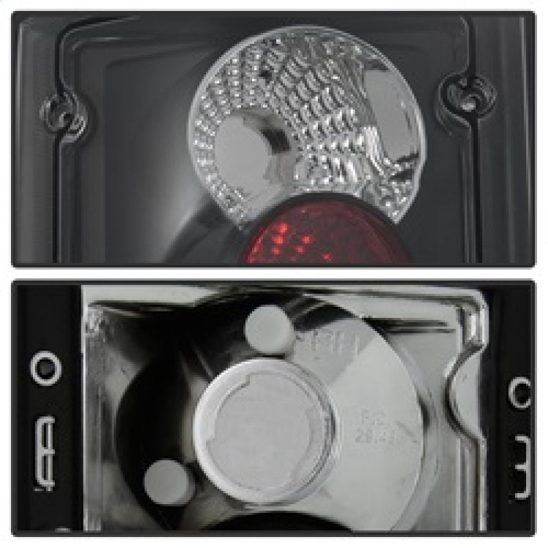 FR SPORT Spyder Ford Excursion 00-06/Econoline 150/250/350/450/550 95-06 Euro Tail Lights Blk...
