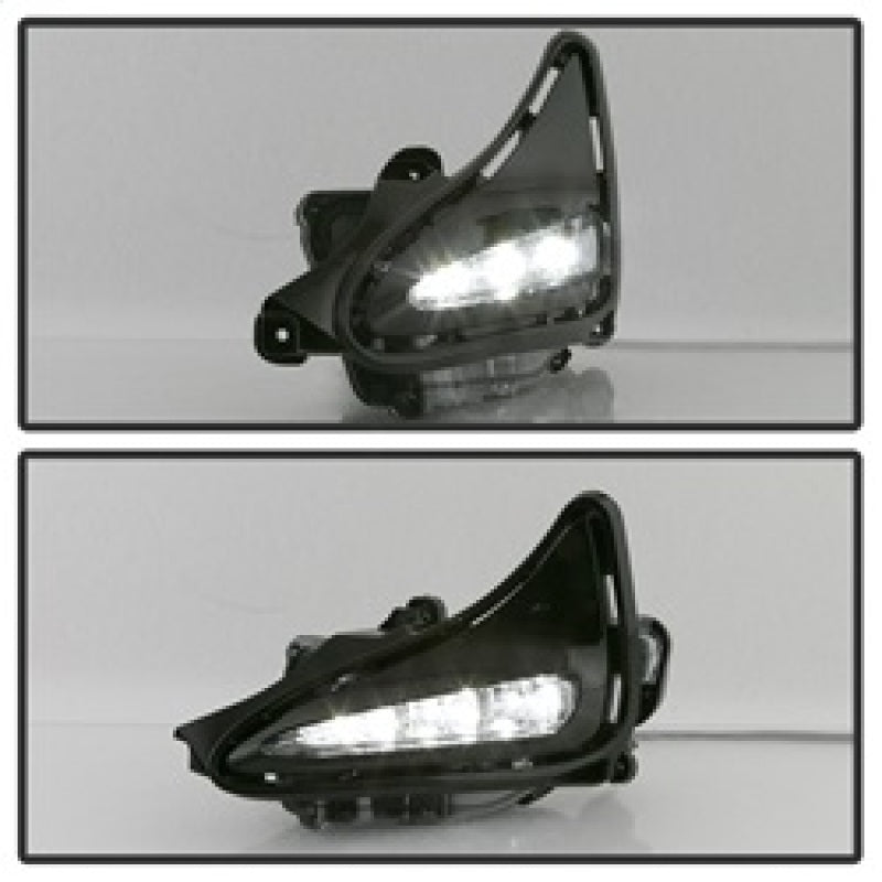 Spyder 2017+ Toyota Corolla OEM LED Fog Lights w/Switch - Clear (FL-TCO17-LED-C) 5084866