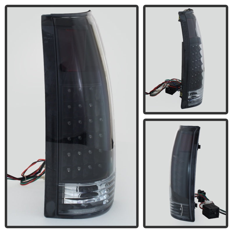 FR SPORT SPYDER Xtune Yukon Denali 99-00 LED Tail Lights Black ALT-JH-CCK88-LED-BK 9022449 - View 3