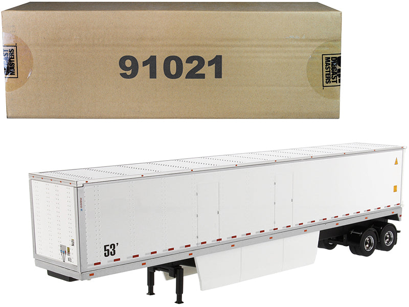 Rapid Vehicles 53' Dry Cargo Van Trailer White "Transport Series" 1/50 Diecast Model by Diecast...