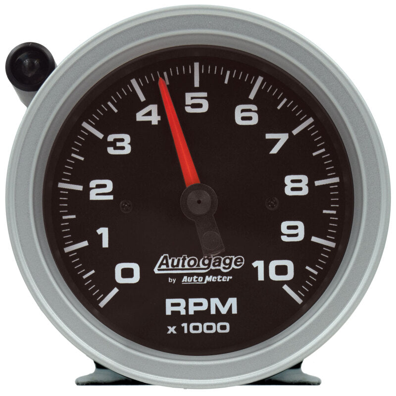 FR SPORT AutoMeter Tachometer Gauge 10K RPM 3 3/4in Pedestal w/Ext. Shift-Light - Black...