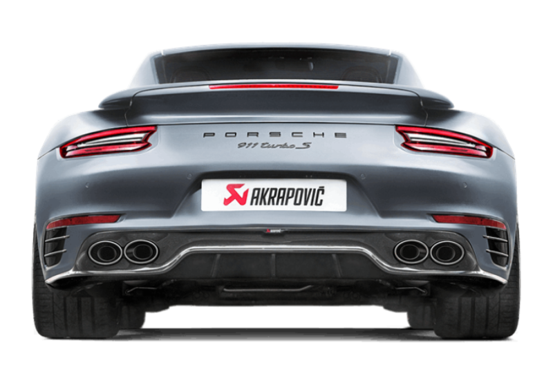 Akrapovic 16-17 Porsche 911 Turbo/Turbo S (991.2) Slip-On Line (Titanium) (Req. Tips/Diffuser) S-PO/TI/6H