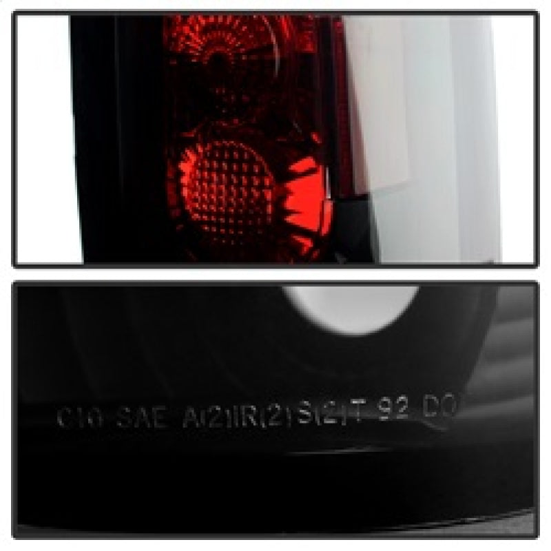 FR SPORT Spyder Chevy C/K Series 1500 88-98/GMC Sierra 88-98 G2 Euro Tail Lights Blk Smke...