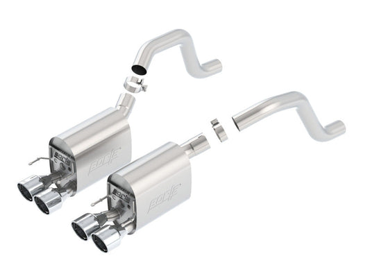 FR SPORT Borla 06-13 Chevy Corvette C6 ZO6/ZR1 Manual Trans S-Type II Rear Section Exht Dual Rd...