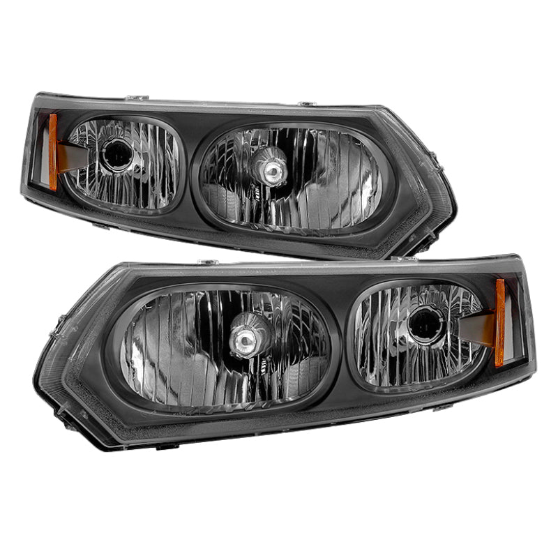 FR SPORT SPYDER xTune Saturn ION Sedan only 03-07 OEM Style Headlights - Black HD-JH-SAION-4D-BK...