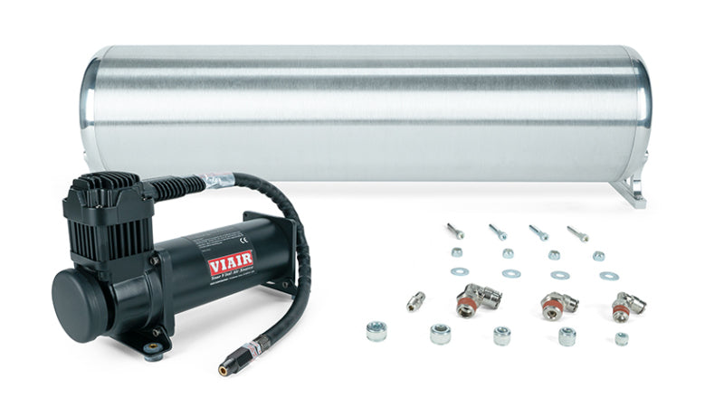 Air Lift 24in FLO Tank w/ Viair 444c Black Compressor (Incl. Fittings & Tank Mounting Hardware) 27768