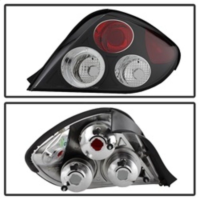 FR SPORT Spyder Hyundai Tiburon 03-05 Euro Style Tail Lights Black ALT-YD-HYT03-BK 5005434 - View 10