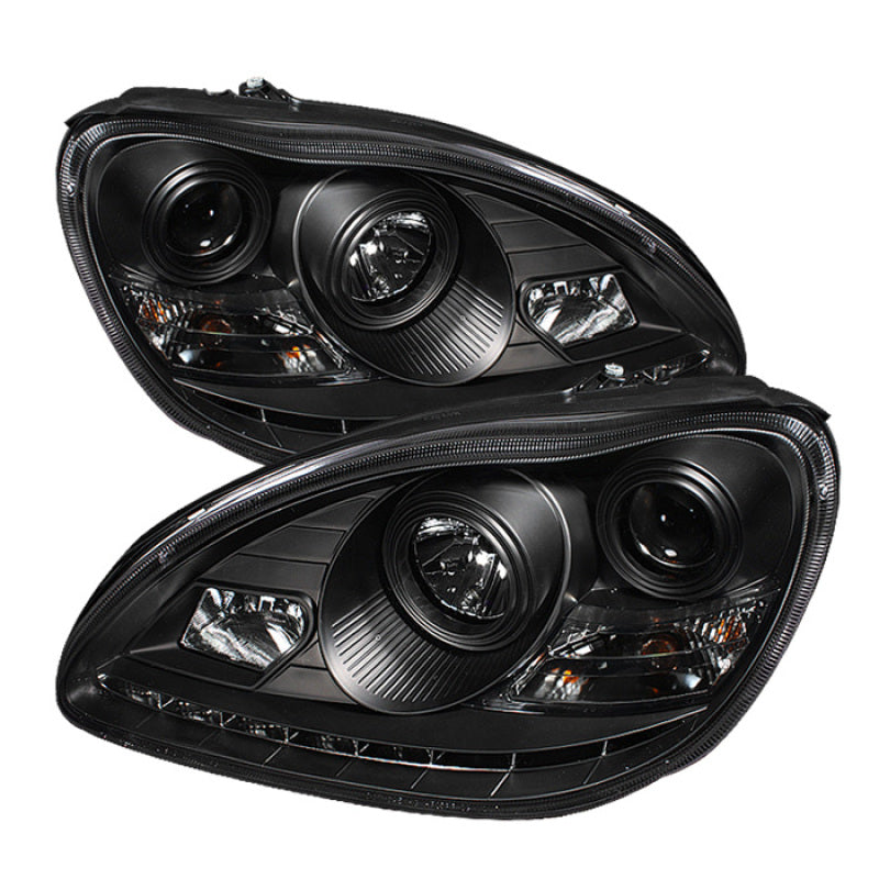 FR SPORT SPYDER Mercedes Benz S-Class 03-06 Projector Xenon/HID Model- DRL Blk...
