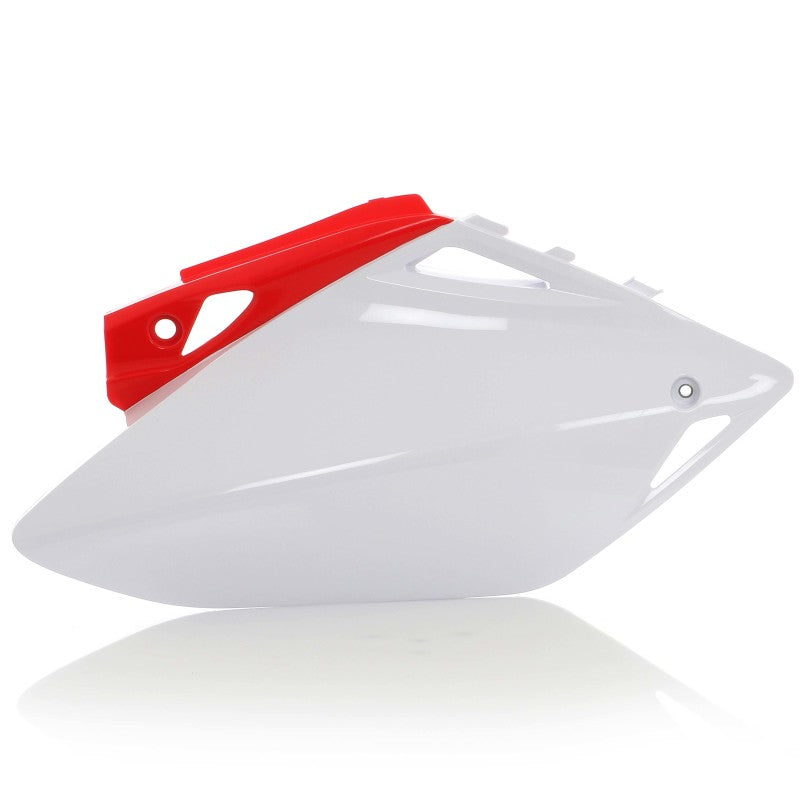 Acerbis 05-06 Honda CRF450R Side Panels - White/Red 2043311030