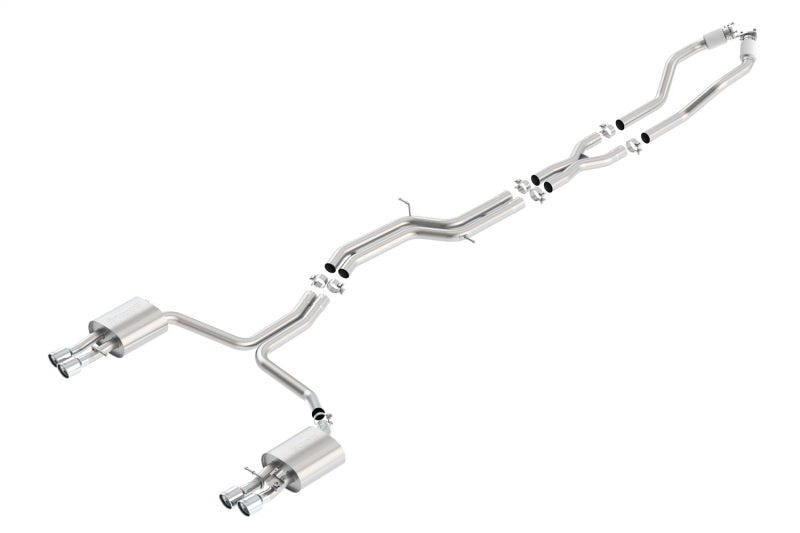 FR SPORT Borla 13-17 Audi S6 4.0L AT Dual Split Exit S-Type Catback Exhaust 140704