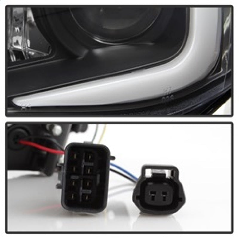 FR SPORT Spyder Subaru WRX 08-09 Projector Headlights - HID Model Only - Black...