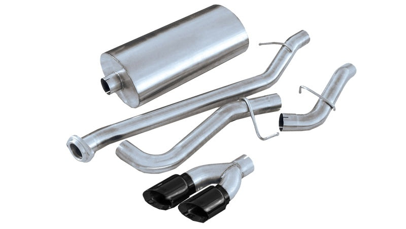 FR SPORT Corsa 02-07 GMC Sierra Reg. Cab/Short Bed 1500 4.8L V8 Black Sport Cat-Back Exhaust...