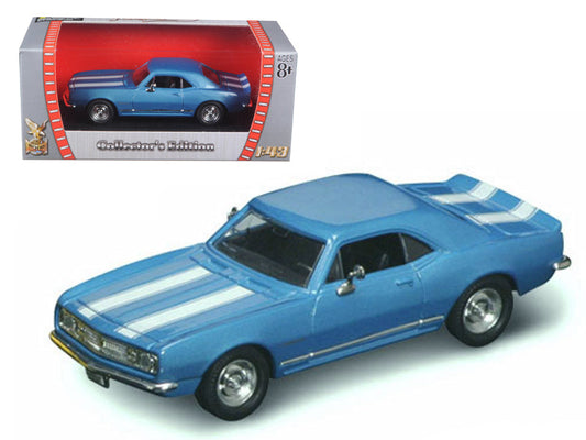 Rapid Vehicles 1967 Chevrolet Camaro Z-28 Blue 1/43 Diecast Model Car by Road Signature  free...