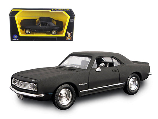 Rapid Vehicles 1967 Chevrolet Camaro Z28 Matt Black 1/43 Diecast Model Car by Road Signature ...