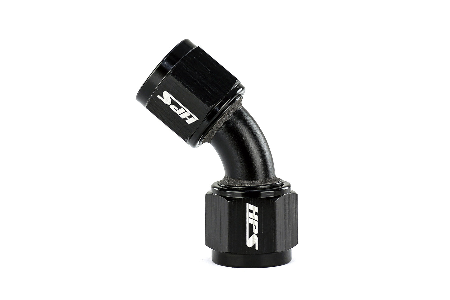 HPS Performance Products AN Female to Female Swivel Coupling Adapter, Aluminum, Black