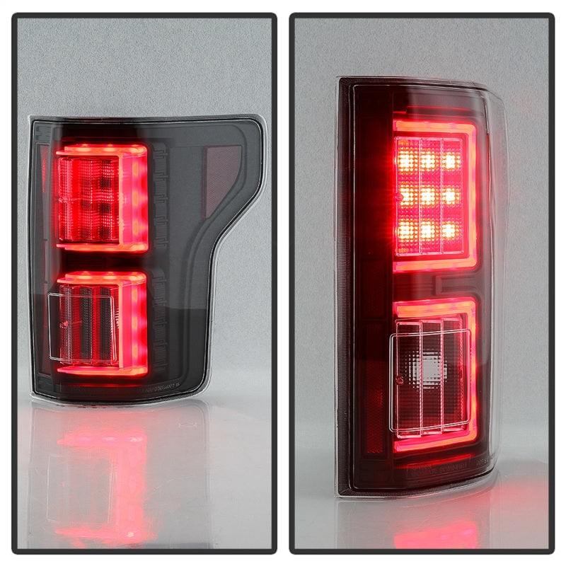 Spyder Ford F150 15-17 Light Bar LED Tail Lights (Not Compatible w/ Rear Blind Spot) - Black 5085948