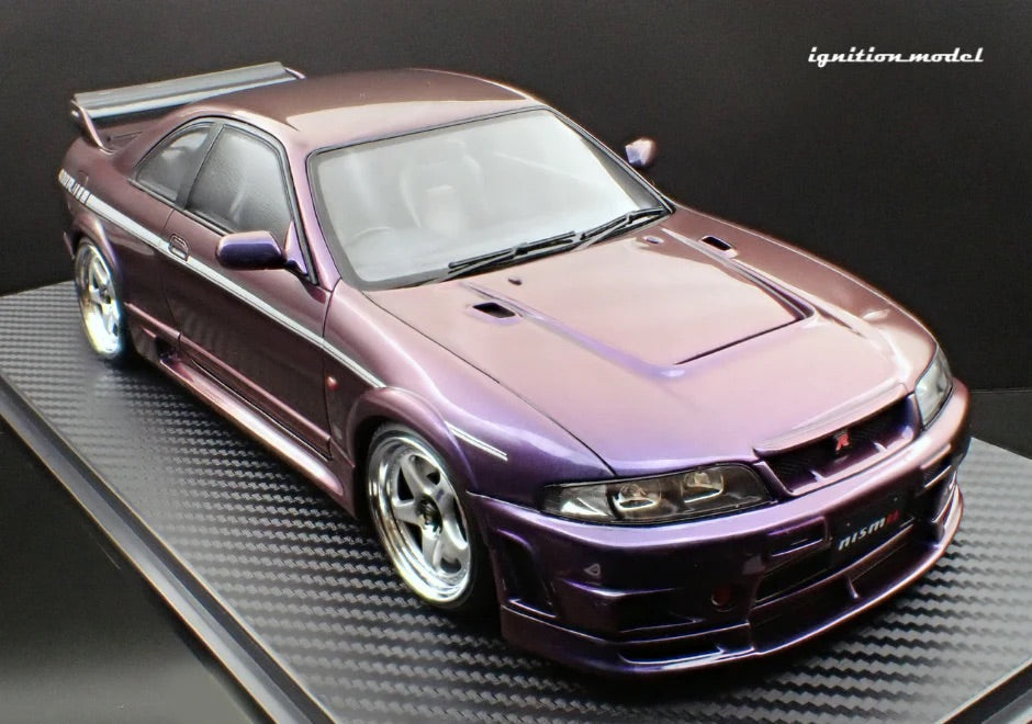 Ignition-Model Nissan Skyline GT-R 400r R33 (BCNR33) RHD Midnight Purple 1:18