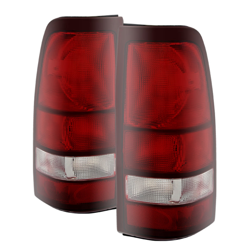 FR SPORT SPYDER Xtune Chevy Silverado 99-02 / GMC Sierra 99-06 OE Style Tail Lights Red Smoke...