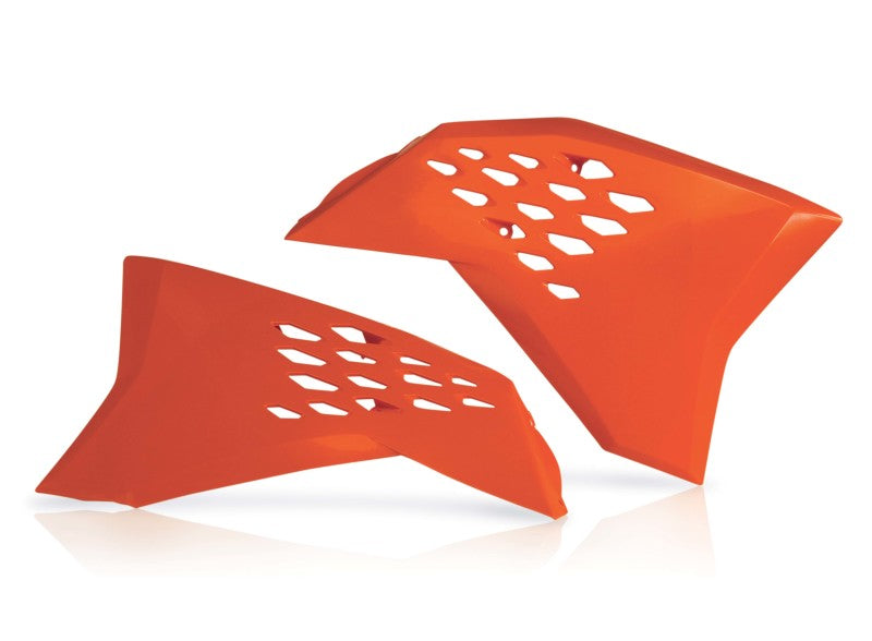 Acerbis 07-10 KTM SX/SX-F/ XC XC-W Radiator Shroud - KTM Orange 2081990237
