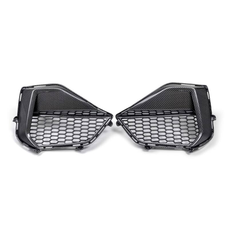 Anderson Composites 2024 Ford Mustang GT Carbon Fiber Front Bumper Inserts AC-FBI24FDMUGT