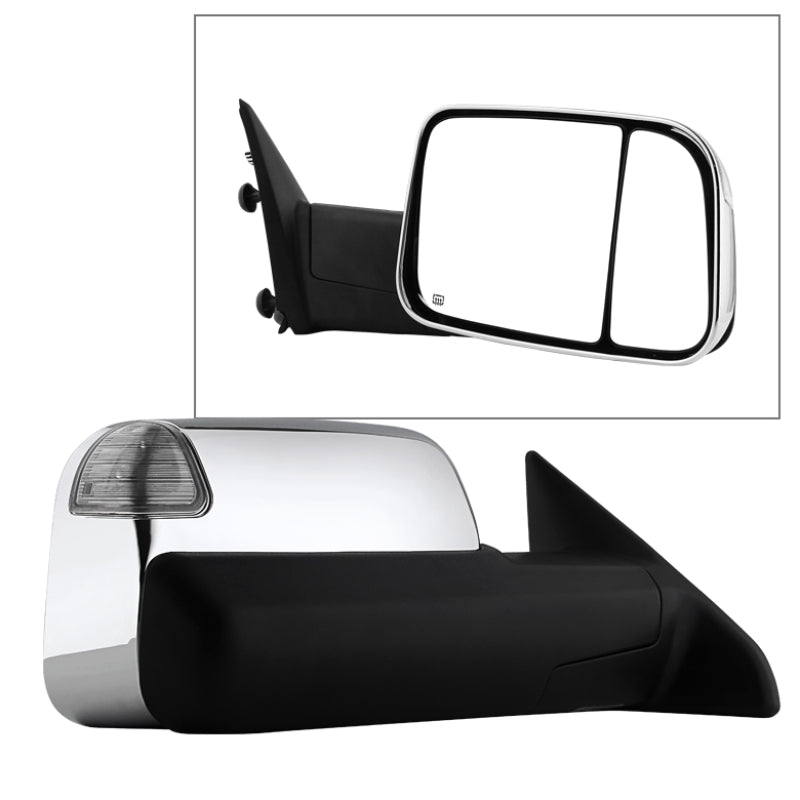 FR SPORT SPYDER Xtune Dodge Ram 1500 09-12 Extendable Heated Adjust Mirror Chrome HoUSing Right...