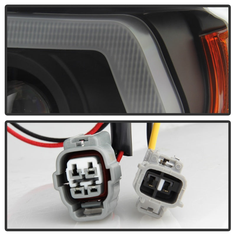FR SPORT Spyder Toyota Tacoma 16-18 (TRD Model Only) Projector Headlights Black Smoke...
