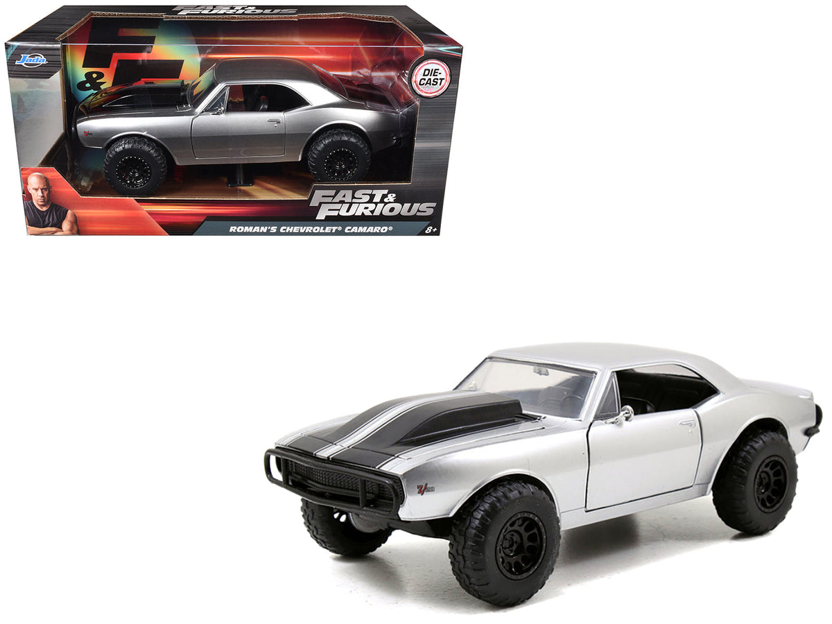 Rapid Vehicles Roman's Chevrolet Camaro Z/28 Silver "Fast & Furious 7" Movie 1/24 Diecast Model...
