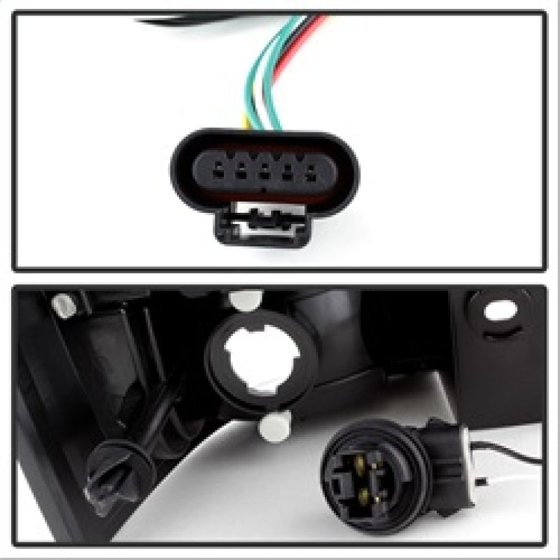 FR SPORT Spyder Chevy Suburban/GMC Yukon/Yukon Denali 07-14 LED Tail Lights Red Clear...
