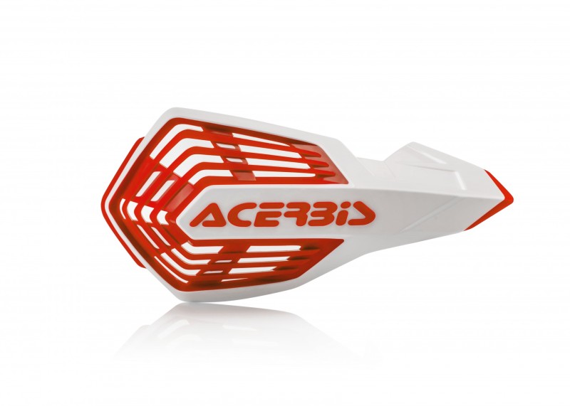 Acerbis X-Future Hguards Wht/Red 2801961030